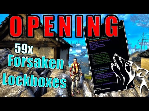 OPENING 59 FORSAKEN LOCKBOXES - Neverwinter