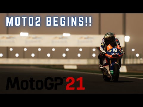 MotoGP 21 - Career Mode (1st Person POV) | Episode 20 | MOTO 2 DEBUT!!!