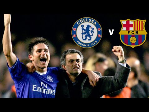 CHELSEA VS BARCELONA 4-2, UEFA CHAMPIONS LEAGUE 2004/05, 2ND LEG ROUND OF 16 GOALS & HIGHLIGHTS