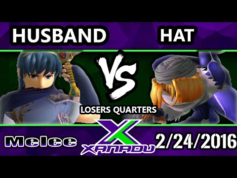 S@X 138 - Hat (Sheik) Vs. Husband (Marth) SSBM Losers Quarters - Smash Melee