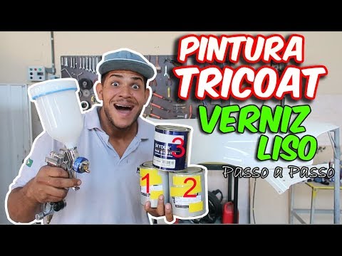 TRICOAT AUTOMOTIVE PAINTING - THE SECRET OF THE PEARL WITH SMOOTH VARNISH