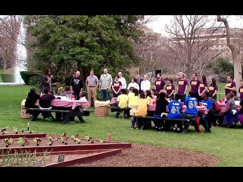 The Sixth-Annual White House Kitchen Garden Planting