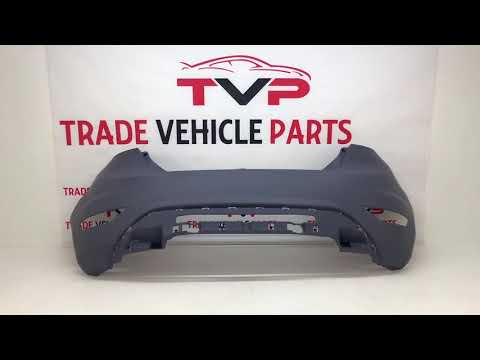 Fits Ford Fiesta MK7 2008-2017 Rear Bumper Without PDC Primed video