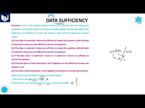Data Sufficiency | Reasoning | Part 2 | Bharath Kumar