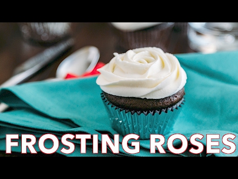 How To Decorate Cupcakes + Easy Frosting Roses - Natasha's Kitchen