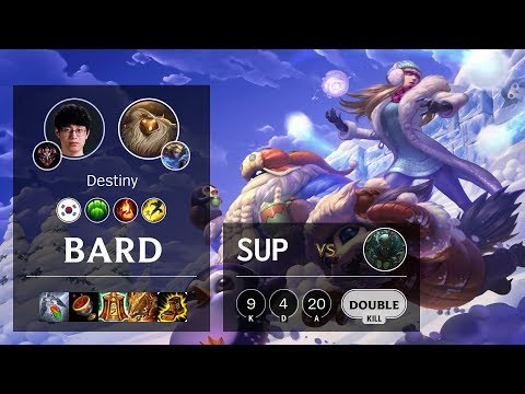 Bard Support vs Pyke - KR Grandmaster Patch 10.3