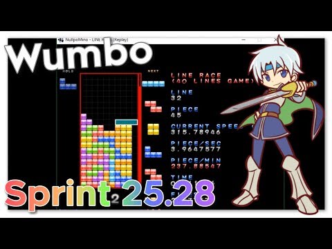 25.28s Nullpomino 40L- Wumbo/Squirtle