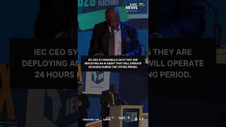 IEC CEO Sy Mamabolo says an AI agent will operate 24 hours during voting. #sabcnews