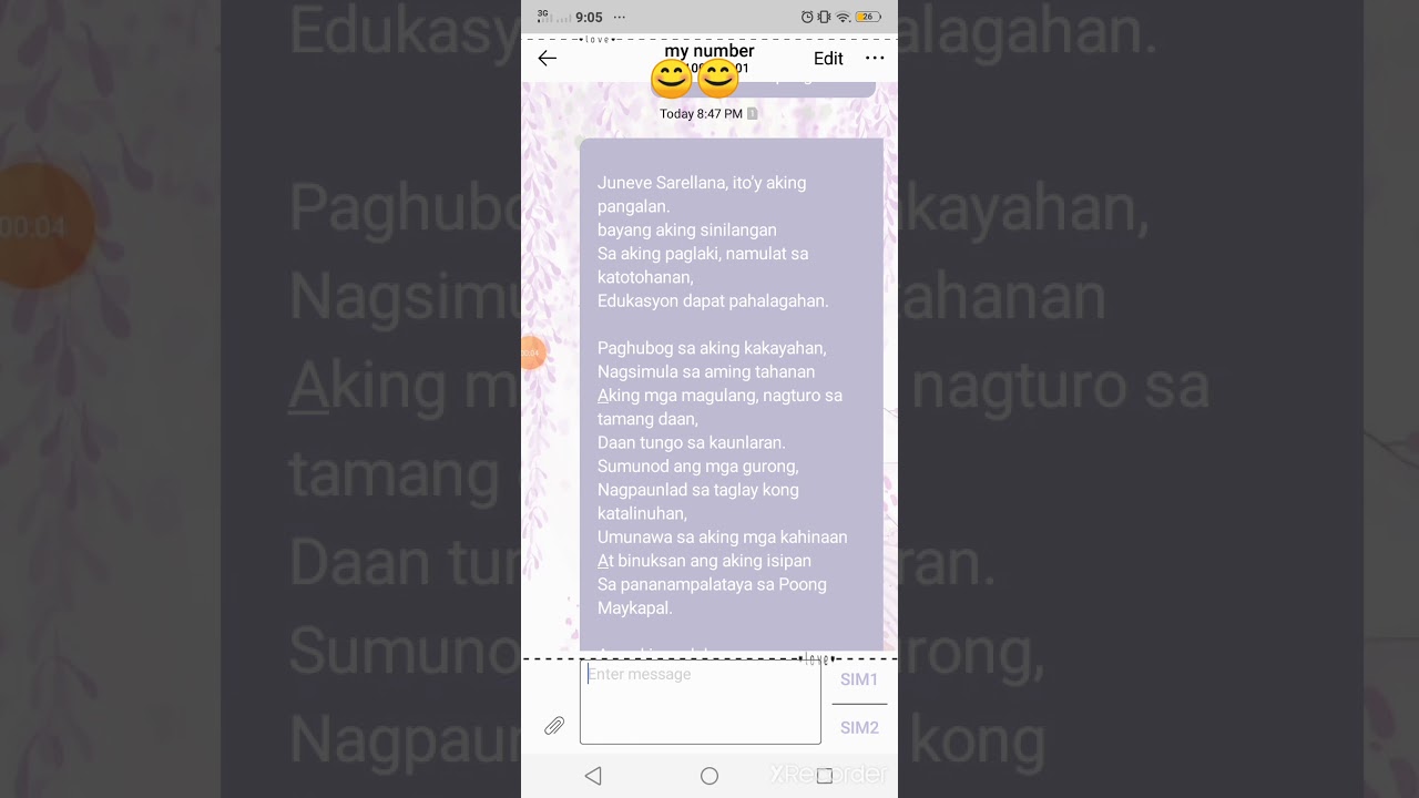 Putar video tula para sa sarili sekarang tula para sa sarili