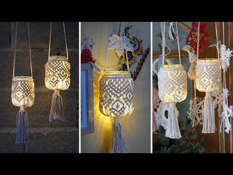 DIY Macrame Plant Hanger Easy NEW Diamond Design