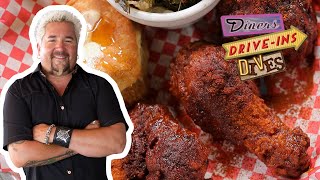 Guy Fieri Eats Some HOT Chicken 🔥 | Diners, Drive-Ins and Dives | Food Network