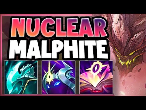 THERE IS 0% CHANCE YOU SURVIVE THIS MALPHITE BURST! SEASON 11 NUKE MALPHITE! - League of Legends