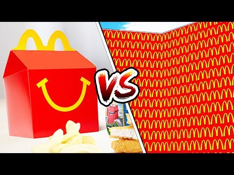 MINECRAFT 1V1V1V1 HAPPY MEALS LUCKY BLOCK WALLS! - MINECRAFT MODDED MINIGAME | JeromeASF