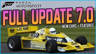 Forza Motorsport - Update 7 Info! 5 New Cars, New Track + Features