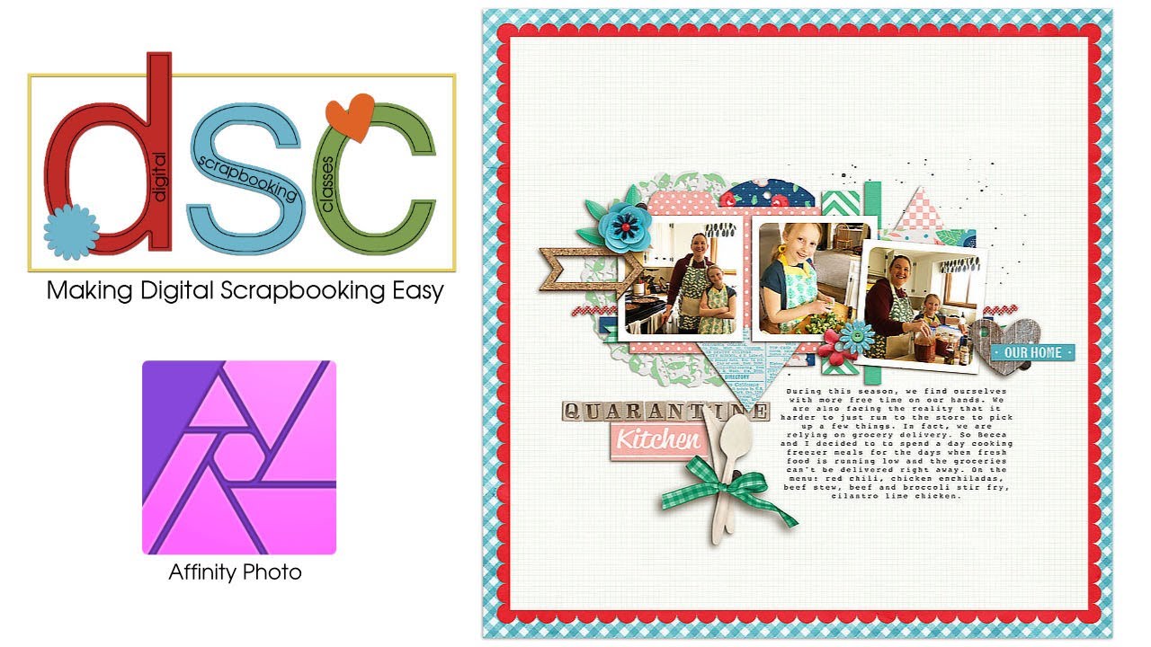 Adding Elements to Your Digital Scrapbooking Page