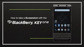 How to take a screenshot on the BlackBerry KEYone