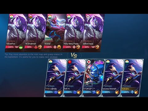 Moskov vs Cyclops | Mobile Legends Shadow Brawl Gameplay