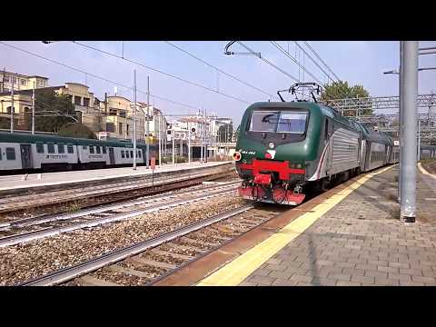 Doppia simmetrica E464 079+494+6 2 piani, E464 497+6 piano ribassato - Monza - 09/10/2018