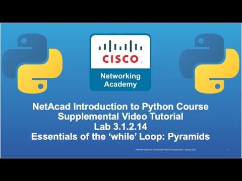 Cisco NetAcad Introduction to Python Course - Supplemental Lab Tutorial & Solution Set: Lab 3.1.2.14