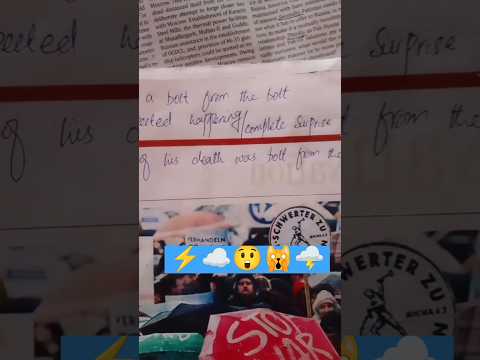 Newspaper idioms #idioms #newspaperreading