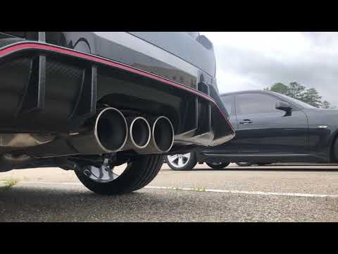Stock Type R exhaust VS Invidia R400