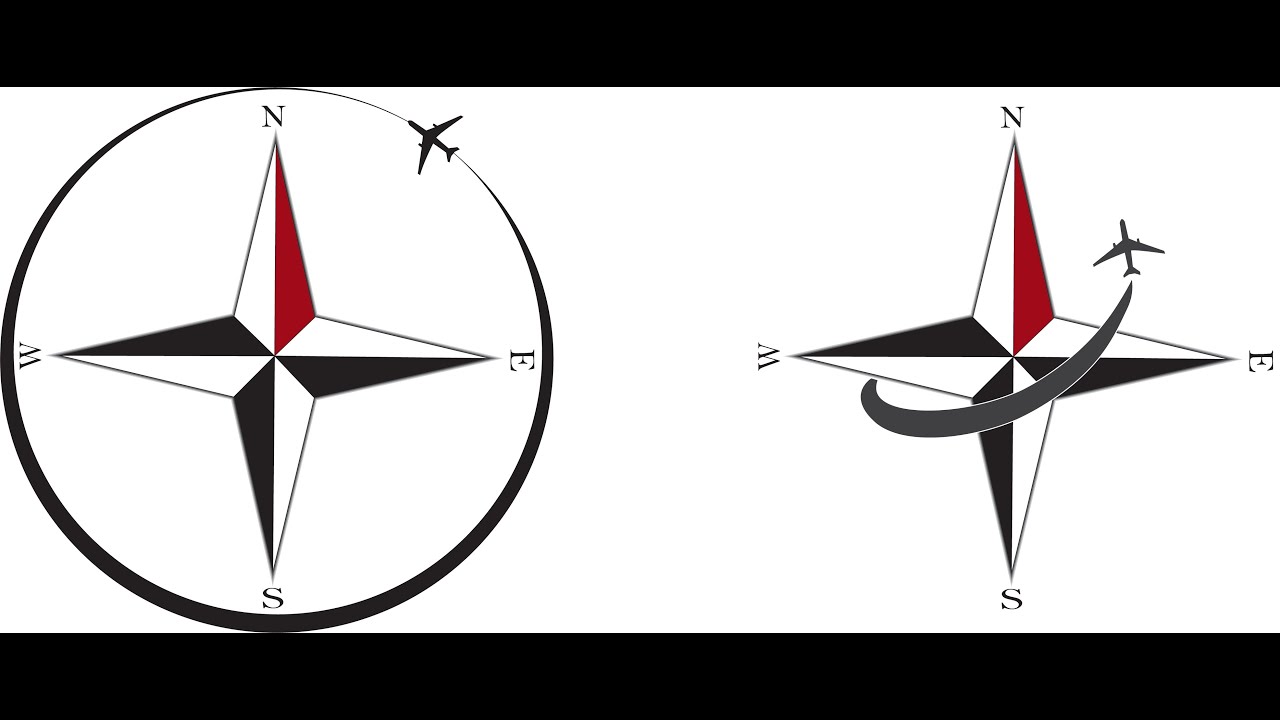 How to make Compass Logo for Beginners
