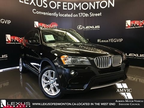 Used 2014 Black BMW X3 AWD xDrive28i Walkaround Review | Cold Lake Alberta