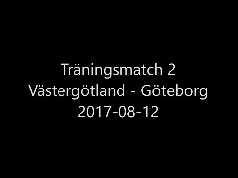 Träningsmatch 2 Västergötland - Göteborg