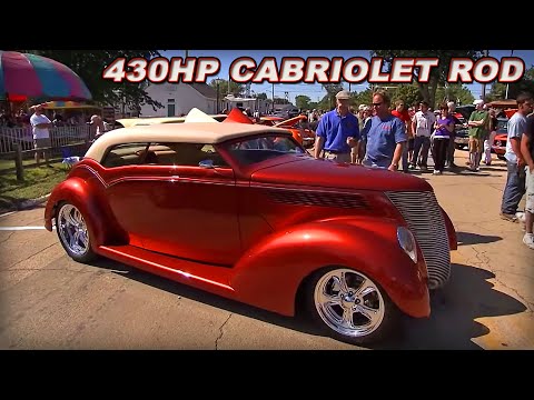 Thumbnail for 430HP Custom-Built ’37 Ford Cabriolet Street Rod | Depot Days Car Show by 1937 Ford