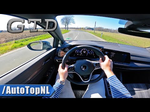 VW Golf GTD MK8 POV Test Drive by AutoTopNL