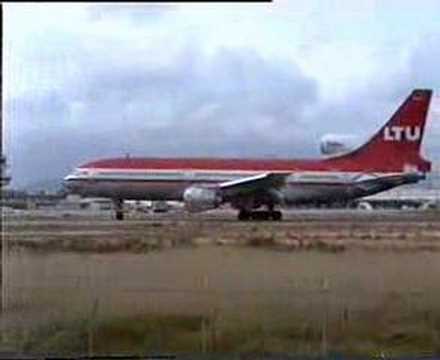 LTU L-1011 taking off from Faro, Portugal II