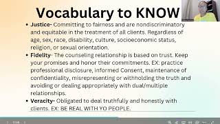 ACA Code of Ethics NCE study group.