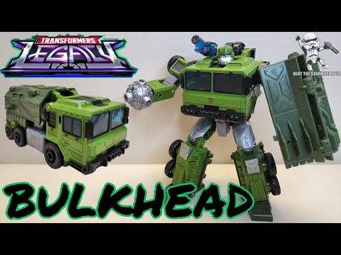 Legacy Voyager BULKHEAD! Review! Bert The Stormtrooper Transformers Reviews!