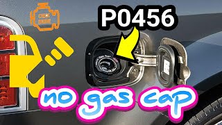 P0456 check engine light on. No gas cap ESIM. Smoke machine on a Chrysler Pacifica 3.6 Pentastar.