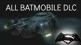 Batman Arkham Knight All Batmobile Skins DLC