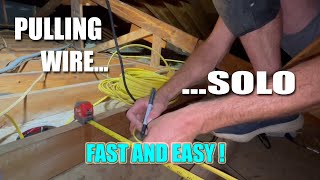 Pulling wire solo.