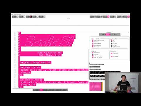 Sam Aaron brings Friday night music to your living room