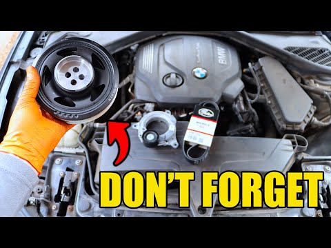 BMW B37 / B47 CRANKSHAFT PULLEY & TENSIONER REPLACEMENT