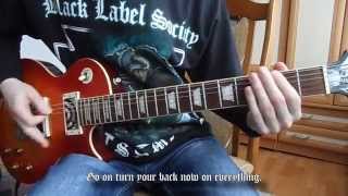 Black Label Society - The Rose Petalled Garden - guitar cover