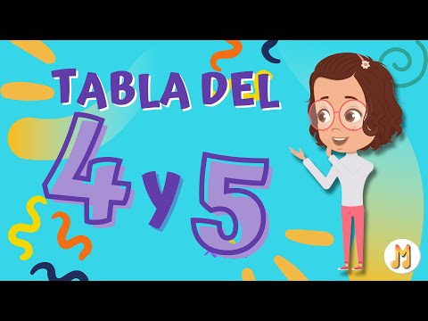 Aprende la tabla del 4 y 5 con nuestra canción educativa