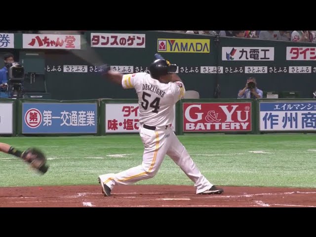 【1回裏】2戦連弾!! ホークス・デスパイネ 特大の第6号3ラン!! 2019/5/6 H-B