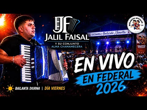 Jalil Faisal y Alma Chamamecera en Federal 2026 | Bailanta Diurna