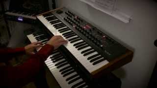 Sarabande on Prophet '08 and MS-20 mini Synthesizers (Bach French Suite BWV 813, № 2)