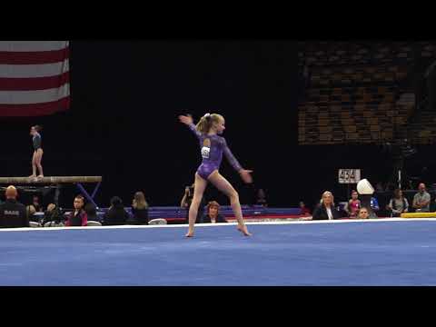 Lilly Lippeatt – Floor Exercise – 2018 U.S. Gymnastics Championships – Junior Women Day 1