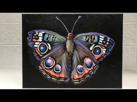 How To Paint A Moth/Butterfly | STEP BY STEP PAINTING TUTORIAL