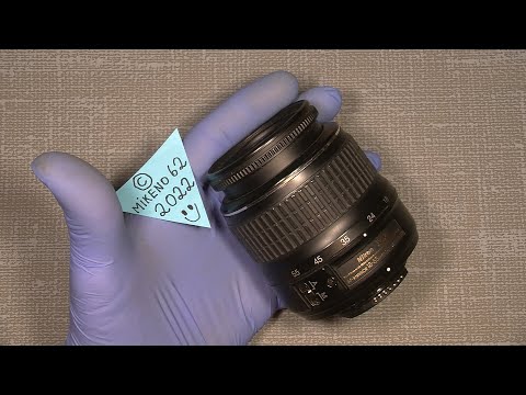 Working with aperture blades in AF-s Nikkor 18-55mm 1:3.5-5.6 G II ED DX