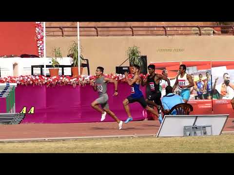 200m Boys U18 200m Semi Final Heat 1 and 2 || National Junior Athletics Ranchi 2018