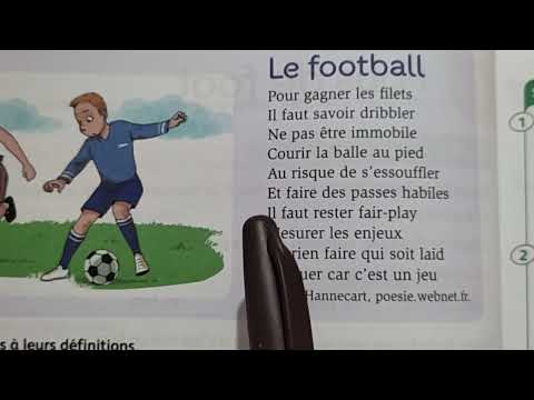 #Citronnelle / la poésie : Le football #education #french #vocabulary