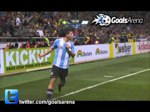 Sweden 2-3 Argentina (Friendly)
