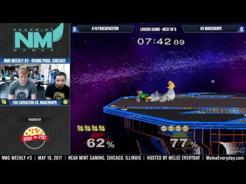 NMG Weekly [5/16/17] - ME | WakenVape (Peach) vs. Fox Capacitor (Fox) - SSBM - Losers Semis